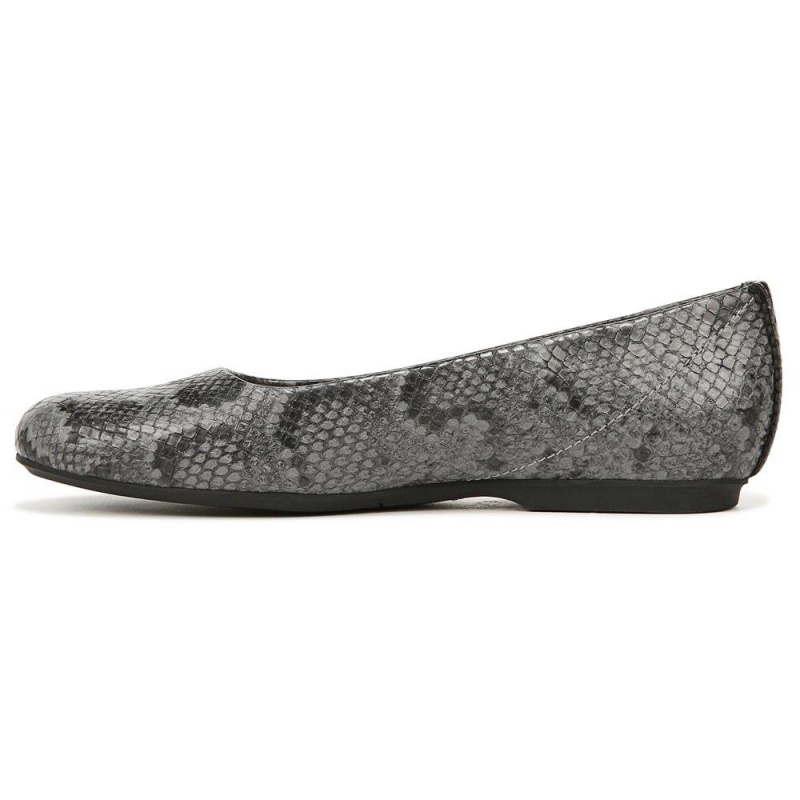 Grey Synthetic Women's Dr. Scholl's Wexley Ballet Flats | 69830-RNKV