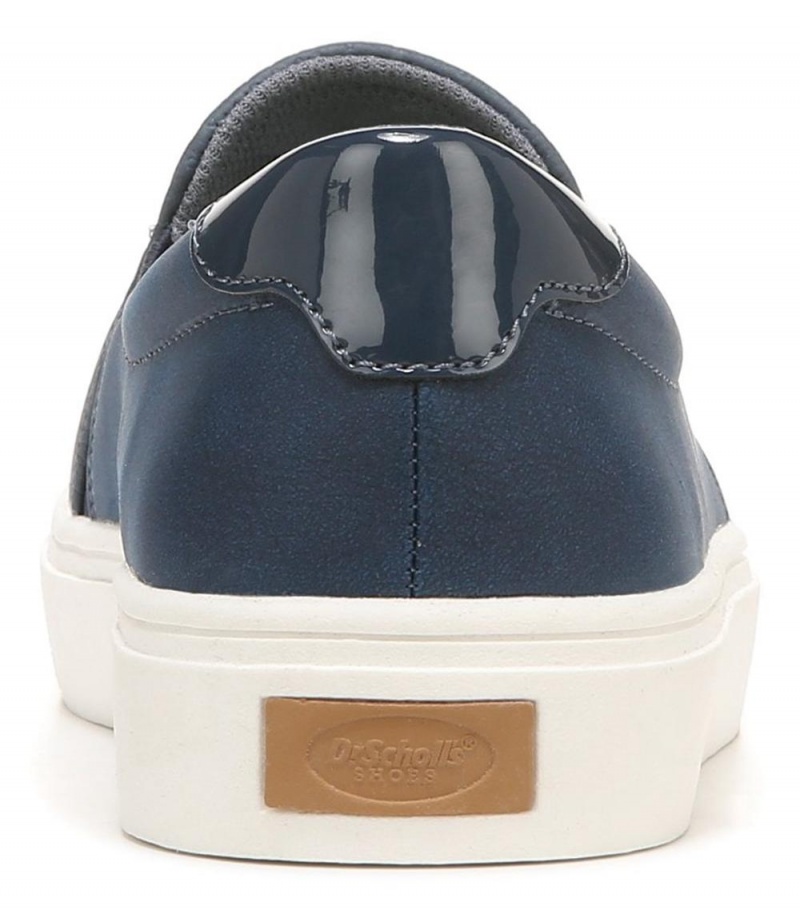 Navy Blue Synthetic Women's Dr. Scholl's Nova Slip On Sneakers | 18430-JZGK