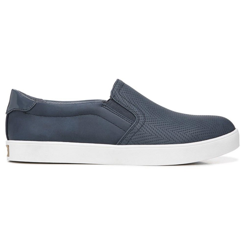 Navy Women's Dr. Scholl's Madison Slip On Sneakers | 35671-EYPK