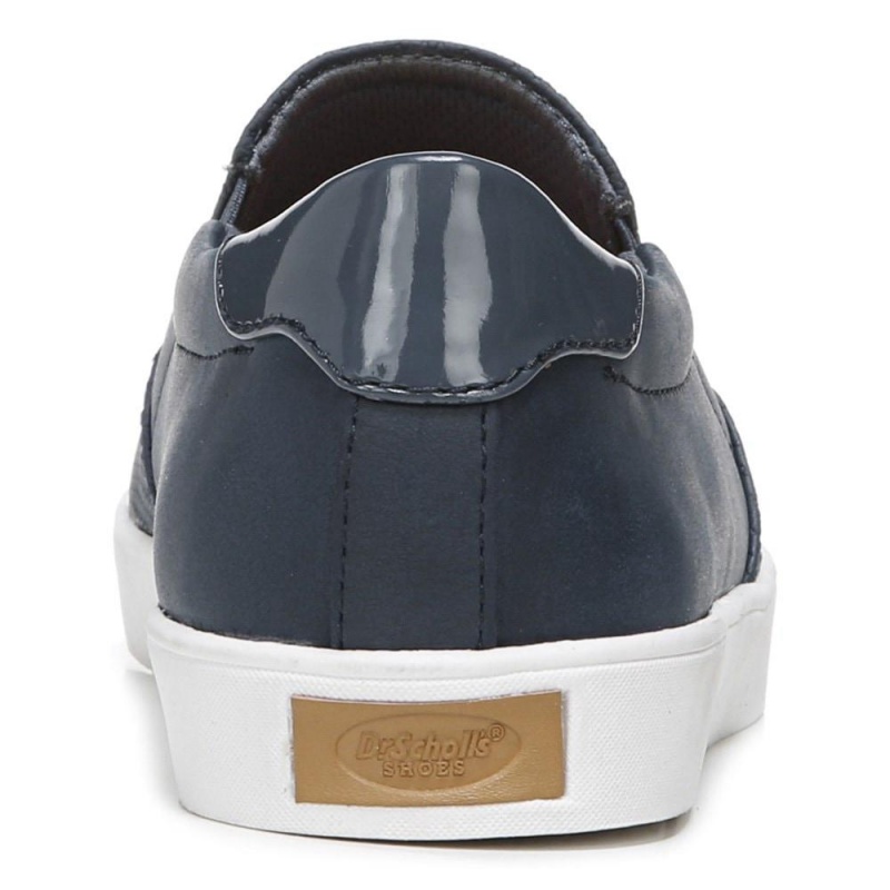 Navy Women's Dr. Scholl's Madison Slip On Sneakers | 35671-EYPK