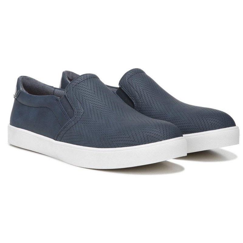 Navy Women\'s Dr. Scholl\'s Madison Slip On Sneakers | 35671-EYPK