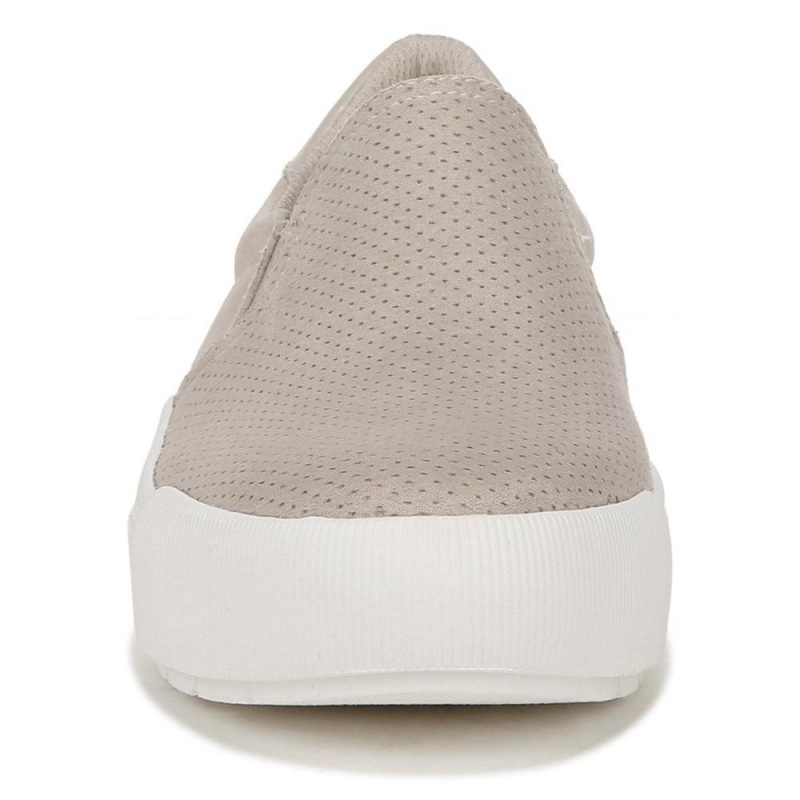 Oyster Grey Fabric Women's Dr. Scholl's Time Off Slip On Sneakers | 70643-AVTH