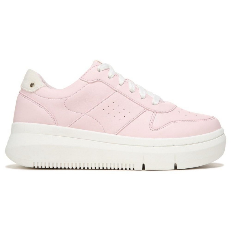 Pink Synthetic Women's Dr. Scholl's Savoy Platform Sneakers | 52139-CWJF