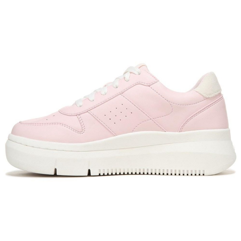 Pink Synthetic Women's Dr. Scholl's Savoy Platform Sneakers | 52139-CWJF