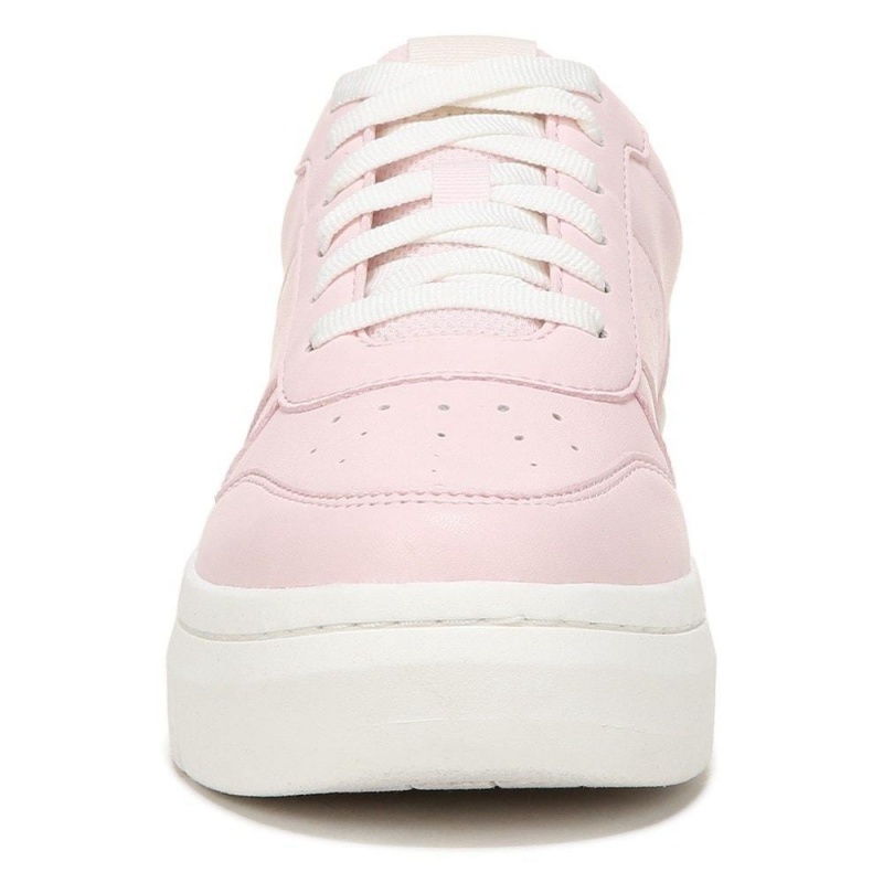 Pink Synthetic Women's Dr. Scholl's Savoy Platform Sneakers | 52139-CWJF