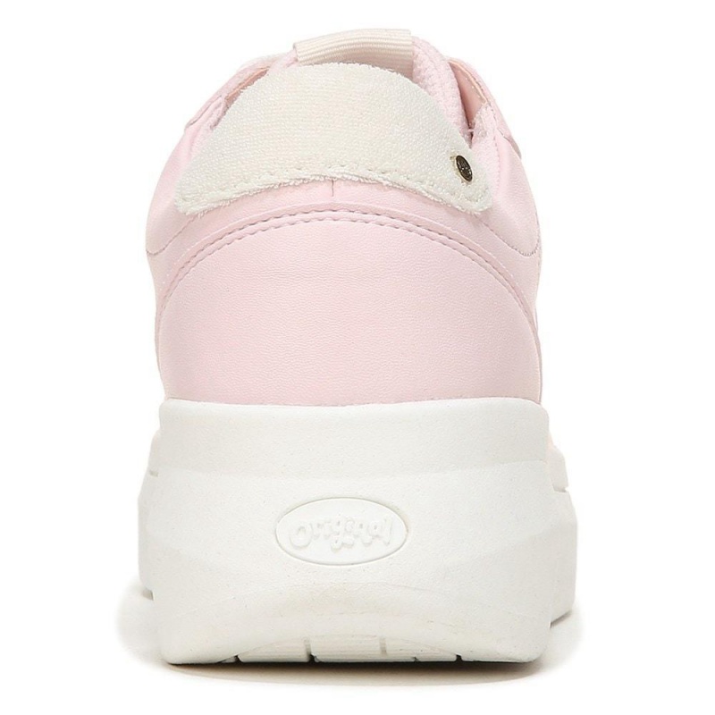 Pink Synthetic Women's Dr. Scholl's Savoy Platform Sneakers | 52139-CWJF