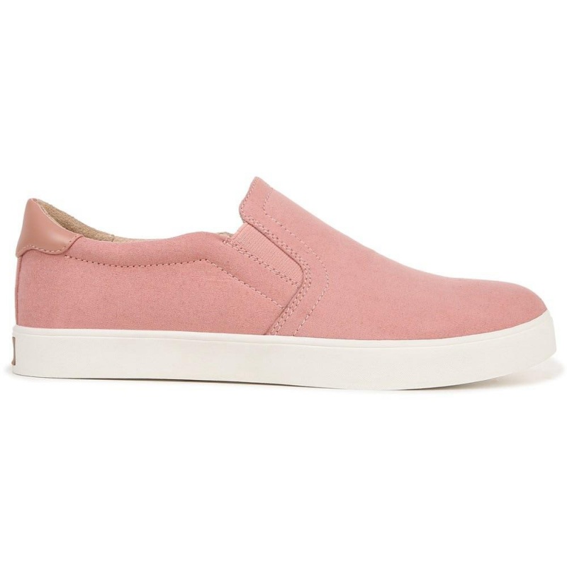 Rose Pink Fabric Women's Dr. Scholl's Madison Slip On Sneakers | 81395-PDQL