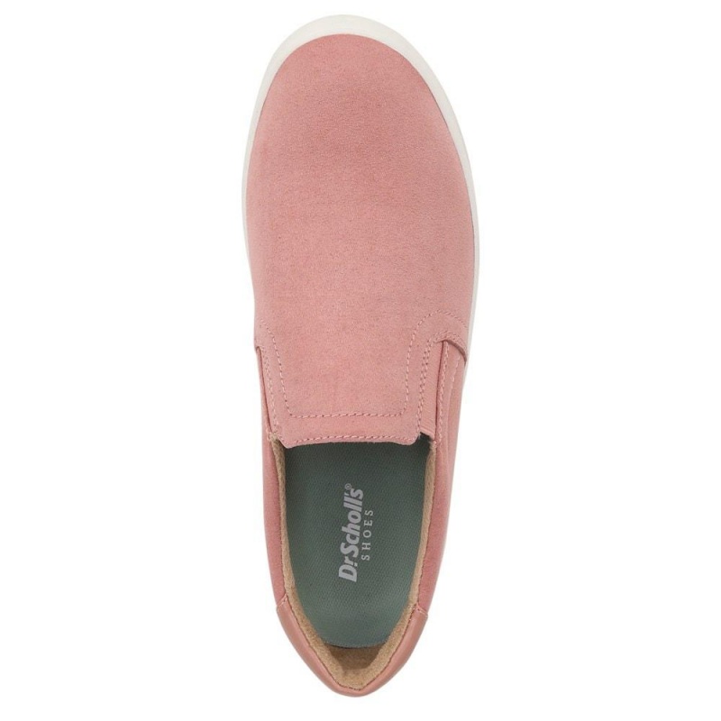 Rose Pink Fabric Women's Dr. Scholl's Madison Slip On Sneakers | 81395-PDQL