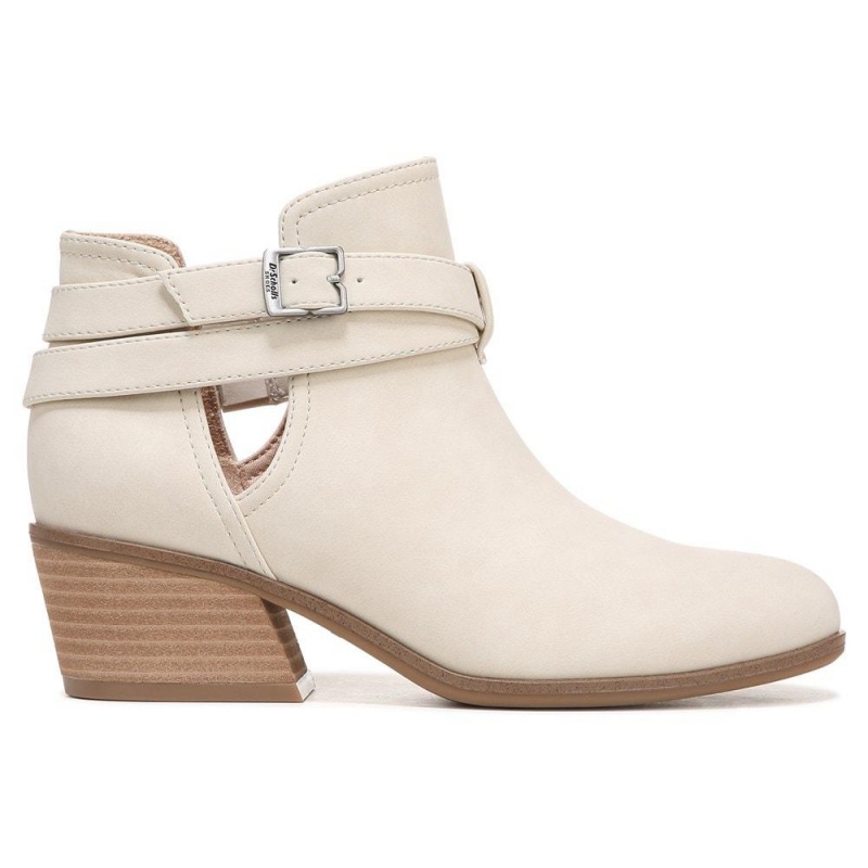 Shell Beige Synthetic Women's Dr. Scholl's Literally Ankle Boots | 51724-LRJN