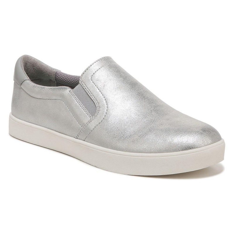 Silver Women's Dr. Scholl's Madison Slip On Sneakers | 25610-BZMS