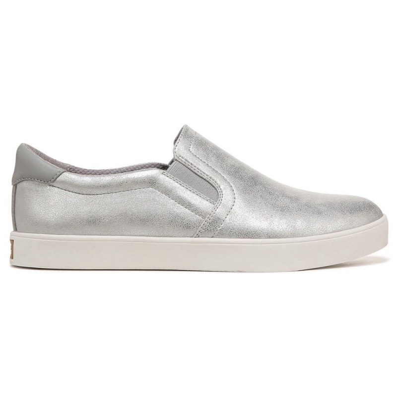 Silver Women's Dr. Scholl's Madison Slip On Sneakers | 25610-BZMS