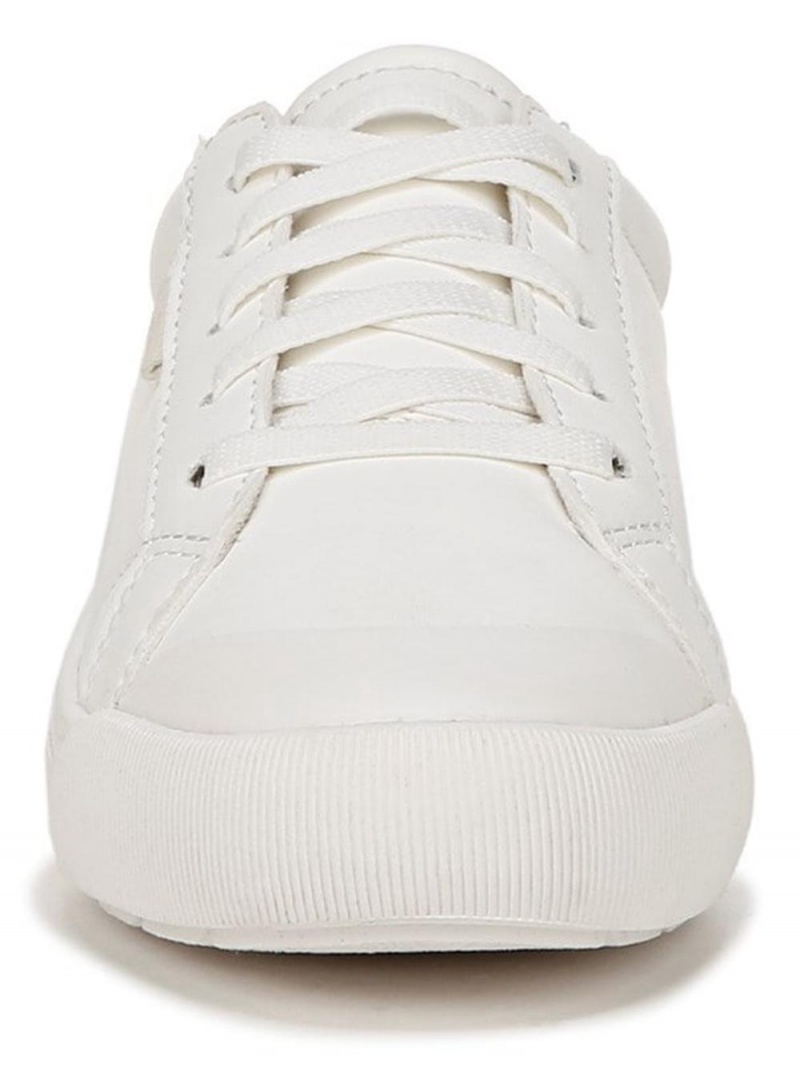 White Faux Leather Boys' Dr. Scholl's Time Off Little Lace Up Sneakers | 63527-GUNI