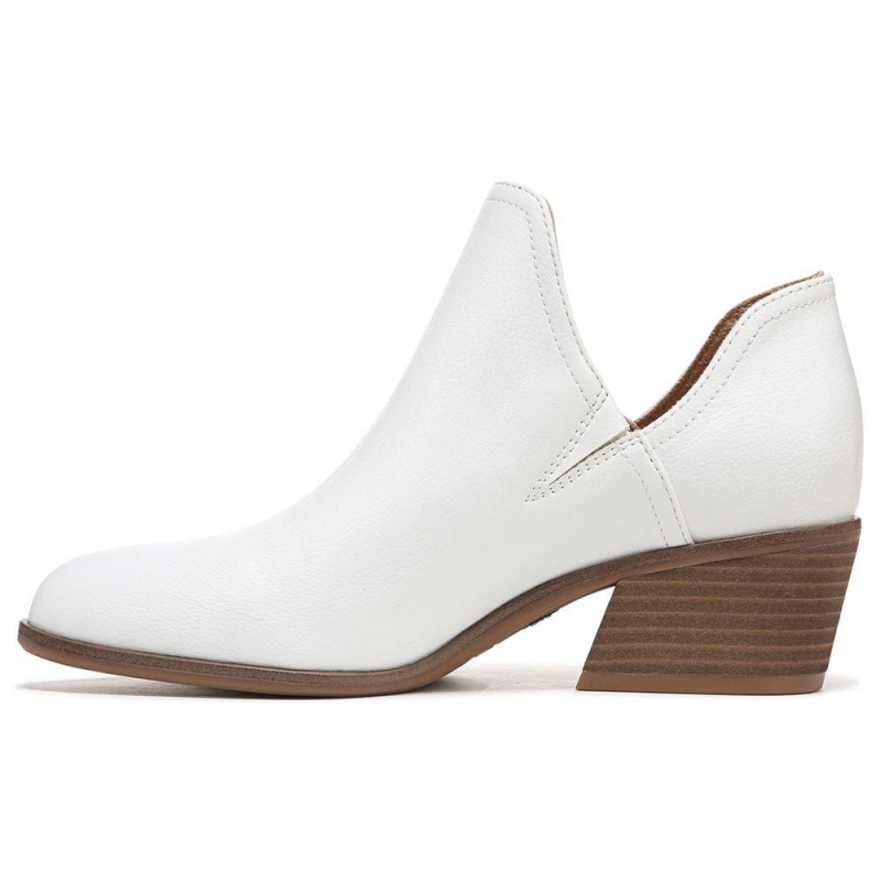 White Synthetic Women's Dr. Scholl's Lucille Ankle Boots | 37914-RMQF