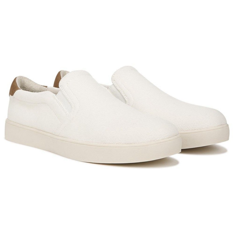 White Women\'s Dr. Scholl\'s Madison Slip On Sneakers | 30817-HOIU