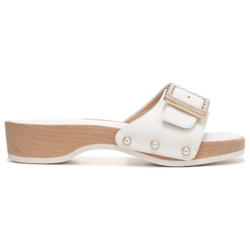 White Women's Dr. Scholl's Original Mod Platform Sandals | 23418-TOSN