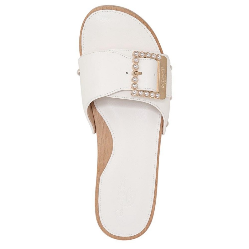 White Women's Dr. Scholl's Original Mod Platform Sandals | 23418-TOSN