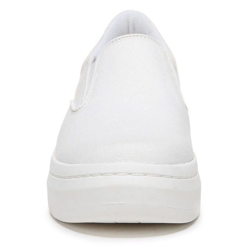 White Women's Dr. Scholl's Savoy Platform Slip On Sneakers | 31460-NSXD