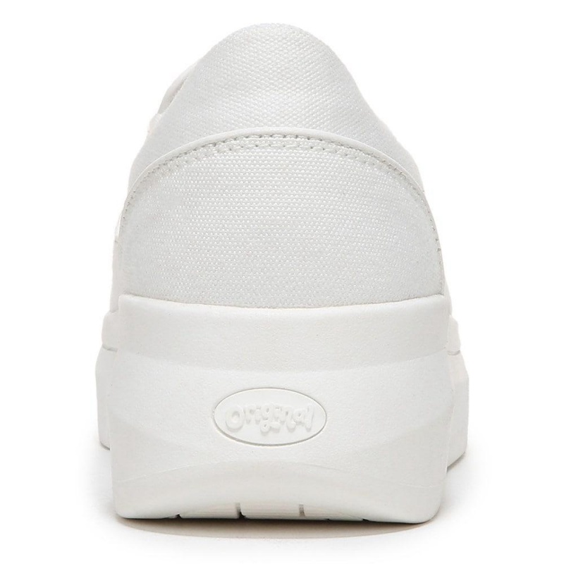 White Women's Dr. Scholl's Savoy Platform Slip On Sneakers | 31460-NSXD