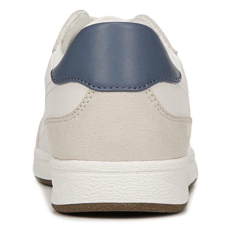 White / Navy Women's Dr. Scholl's Dink It Casual Sneakers | 09356-BITK