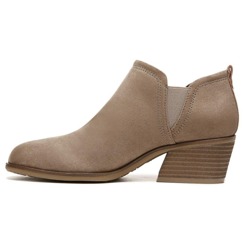 Wood Brown Fabric Women's Dr. Scholl's Laurel Ankle Boots | 26948-CGVN