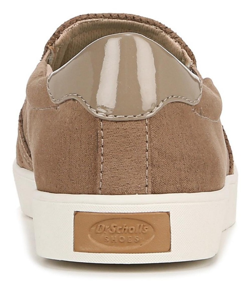 Wood Brown Micro Perf Women's Dr. Scholl's Madison Slip On Sneakers | 86947-WZGV