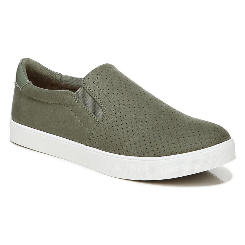 green Willow Micro Perf Women's Dr. Scholl's Madison Slip On Sneakers | 20745-SXFA