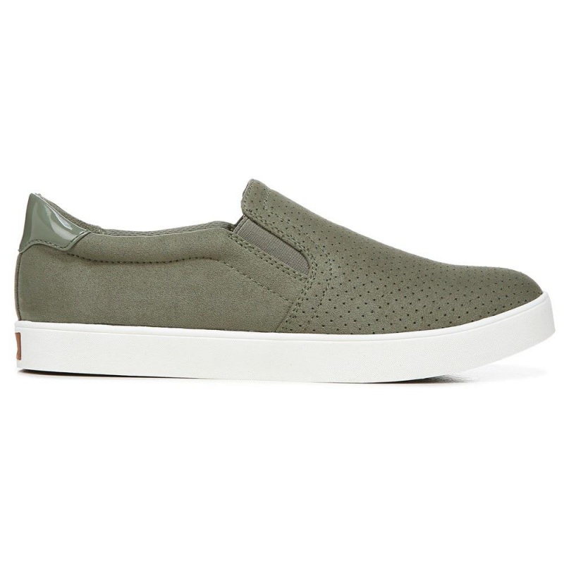 green Willow Micro Perf Women's Dr. Scholl's Madison Slip On Sneakers | 20745-SXFA