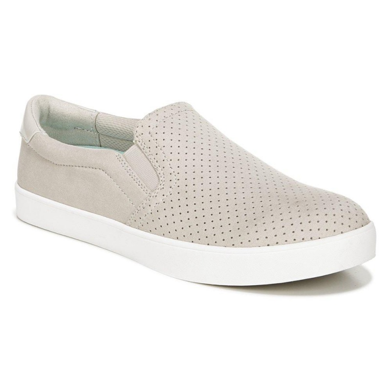 grey Greige Micro Perf Women's Dr. Scholl's Madison Slip On Sneakers | 91028-WCIE